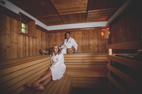 Finnische Sauna im Hotel Roanwirt